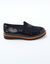 Mocassins bi-matière (marine)