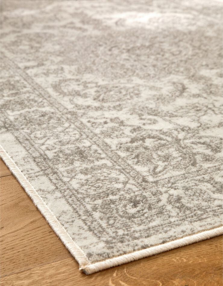 Tapis style persan - rectangulaire (gris)