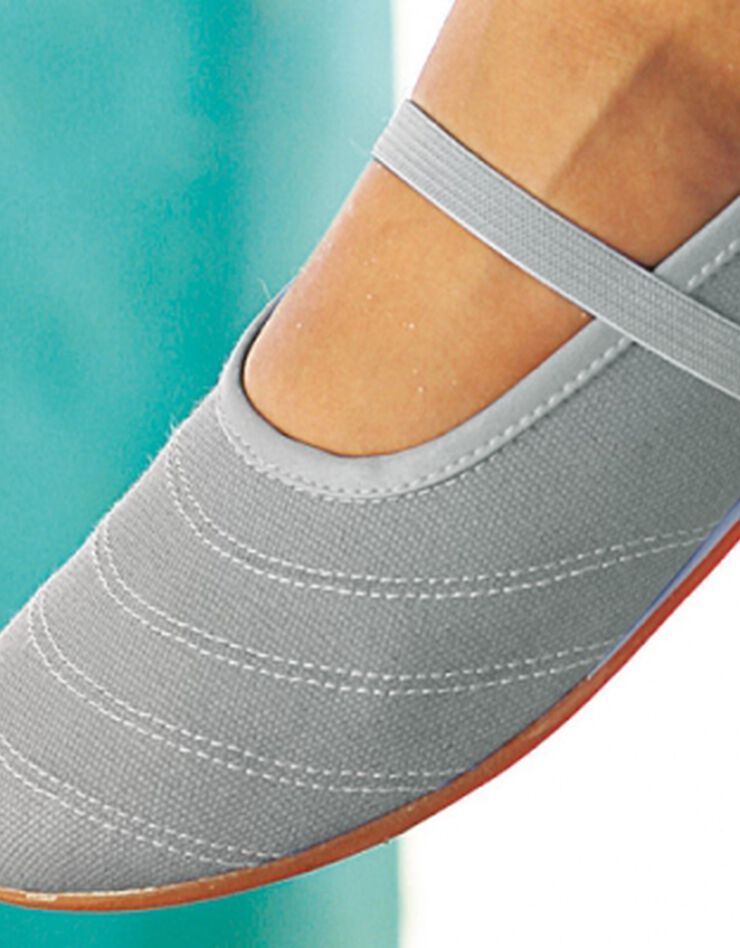Ballerines élastiquées (gris) Ballerines élastiquées (gris)