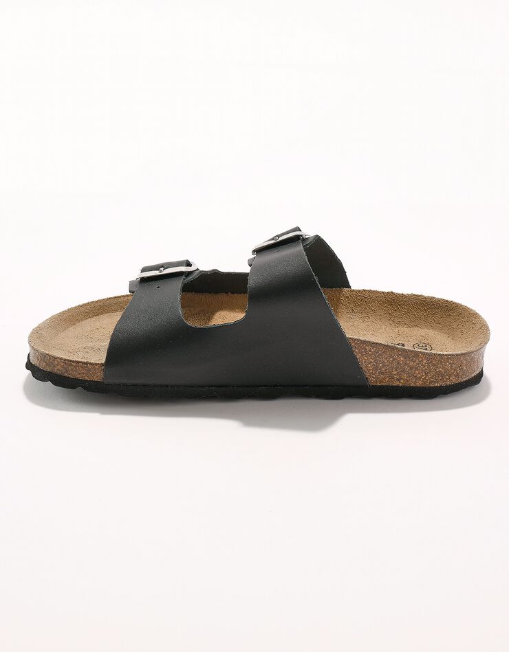 Mules double boucle noires (noir) Mules double boucle noires (noir)