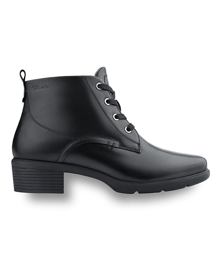Bottines dessus cuir - largeur confort (noir) Bottines dessus cuir - largeur confort (noir)