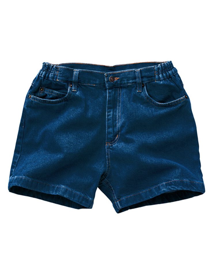 Short jean élastiqué côtés (stone) Short jean élastiqué côtés (stone)