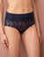 Culotte taille  haute microfibre et dentelle grand confort invisible - Lot de 2 (marine)