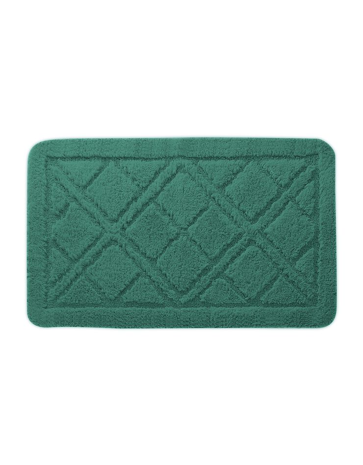 Tapis de bain losanges (eucalyptus)