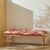 Long coussin déco imprimé feuillage (terracotta)