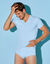 Tee-shirt sous-vêtement homme col V - lot de 2 (ciel)