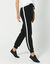 Pantalon jogging molleton bicolore (noir / blanc)