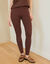 Legging taille &eacute;lastiqu&eacute;e - lot de 2 (marron / noir)