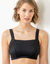 Soutien-gorge post-op&eacute;ratoire dentelle doubl&eacute;e coton forme embo&icirc;tante - sans armatures (noir)
