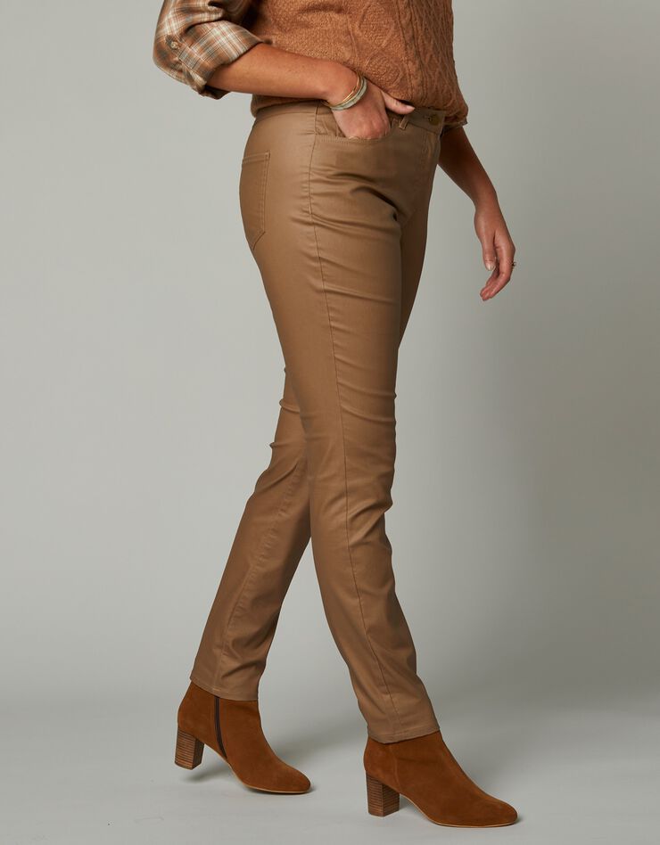 Pantalon enduit fuselé (caramel) Pantalon enduit fuselé (caramel)