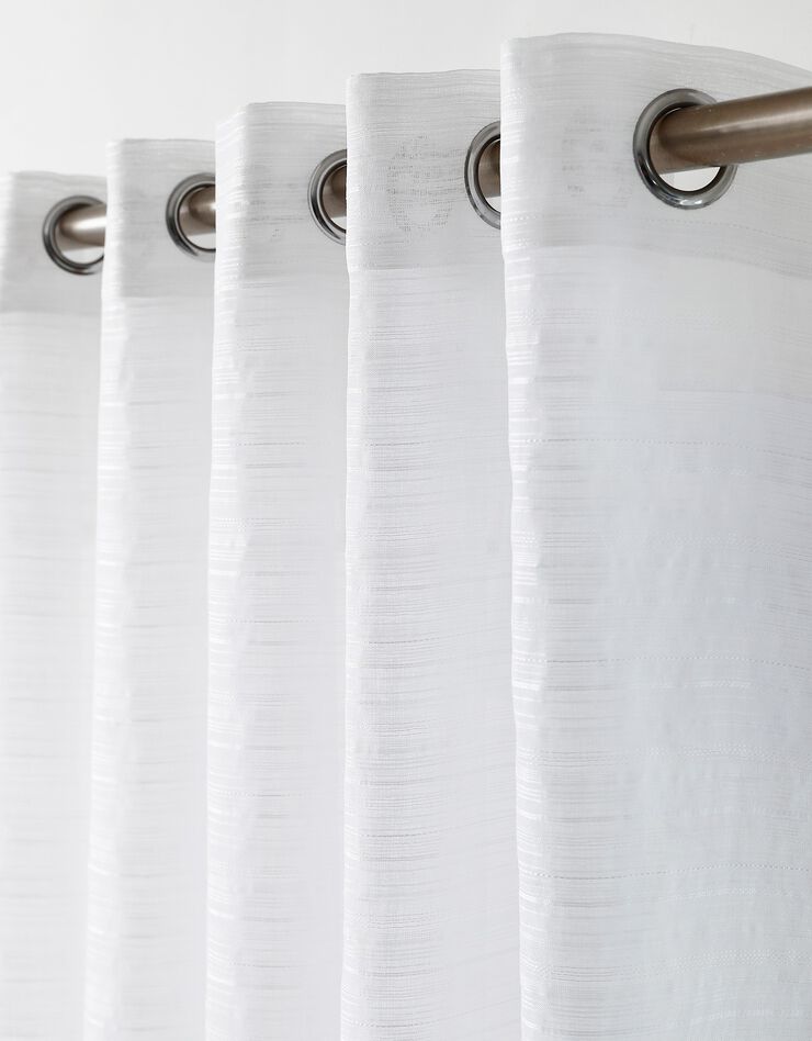 Panneau voile fines rayures (blanc)