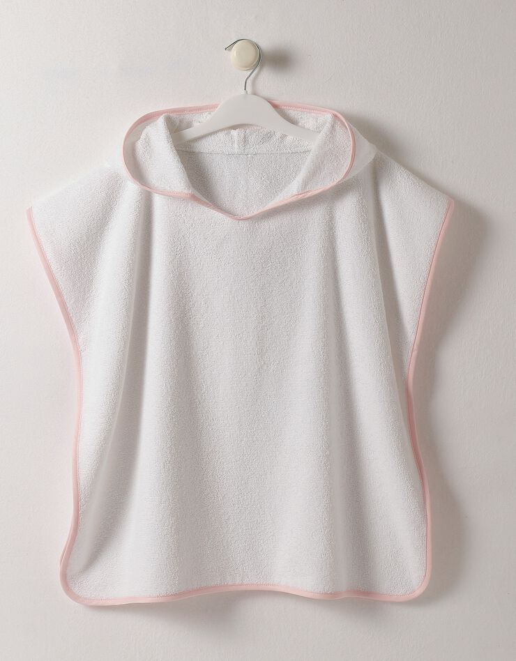 Poncho de bain enfant Licorne (blanc / rose) Poncho de bain enfant Licorne (blanc / rose)