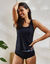 Tankini post opératoire Solaro, brassière intégrée (noir)