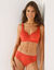 Soutien gorge uni brod&eacute; Olbia - avec armatures (brique)