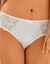 Culotte maille satinée et dentelle Avila - lot de 2  (blanc + noir)