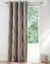 Rideau occultant imprim&eacute; serpentins (taupe)
