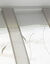 Store fine broderie feuilles (gris / blanc)