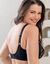 Soutien-gorge forme minimiseur tulle brod&eacute; et microfibre - avec armatures (noir)