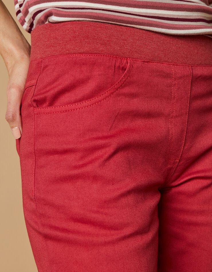 Pantalon coupe "boyfriend" ultra confort (tomette) Pantalon coupe "boyfriend" ultra confort (tomette)