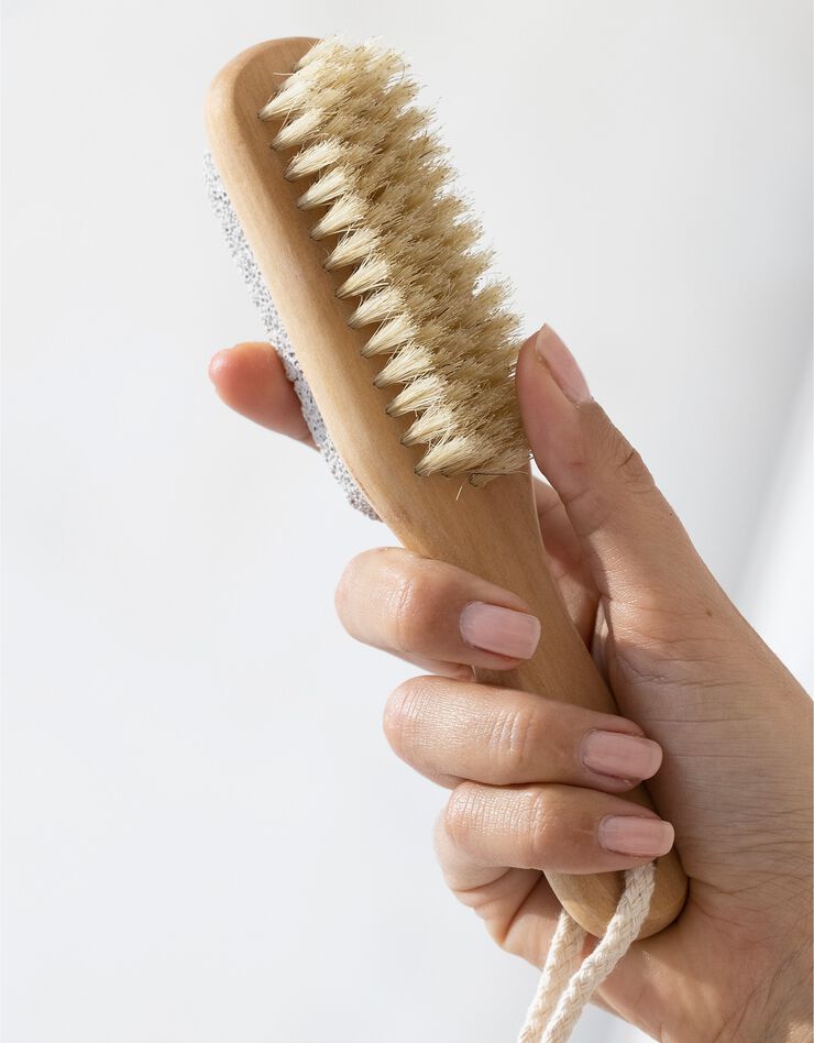 Brosse pieds 2 en 1 (bois) Brosse pieds 2 en 1 (bois)