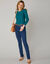 Jean droit - petite stature (dark blue)