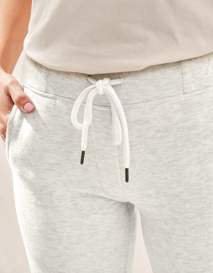 Joggpant taille élastiquée (beige chiné) Joggpant taille élastiquée (beige chiné)