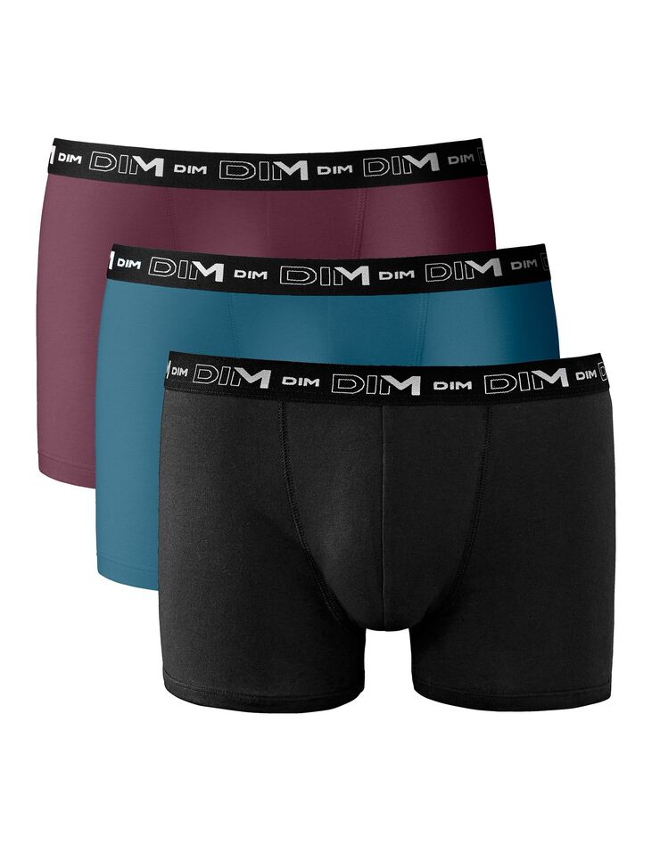 Boxer - lot de 3 (bleu + noir + chocolat) Boxer - lot de 3 (bleu + noir + chocolat)
