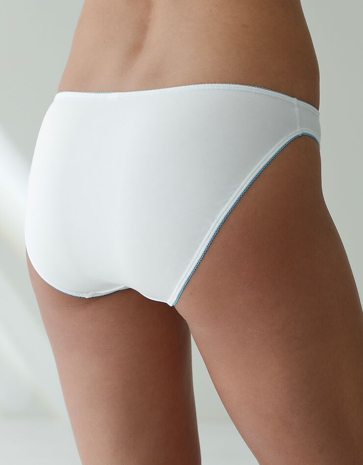 Slip coton imprimé "cosmic" - lot de 4 (bleu) Slip coton imprimé "cosmic" - lot de 4 (bleu)