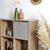 Cube de rangement pliable, lot de 2 (gris)