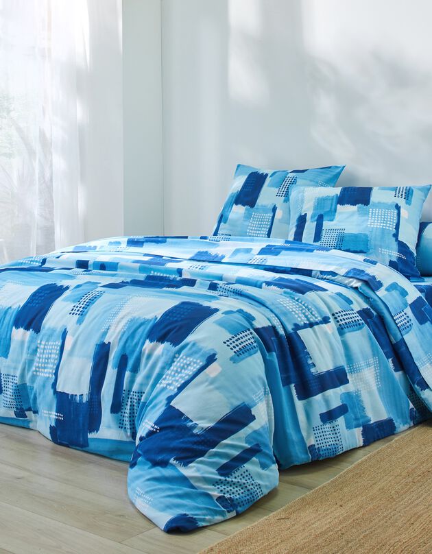 Linge de lit Mani - coton polyester (bleu) Linge de lit Mani - coton polyester (bleu)