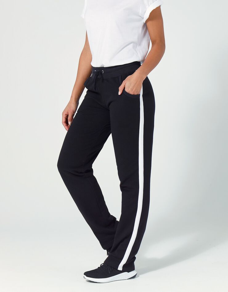 Pantalon jogging bicolore (noir / blanc) Pantalon jogging bicolore (noir / blanc)