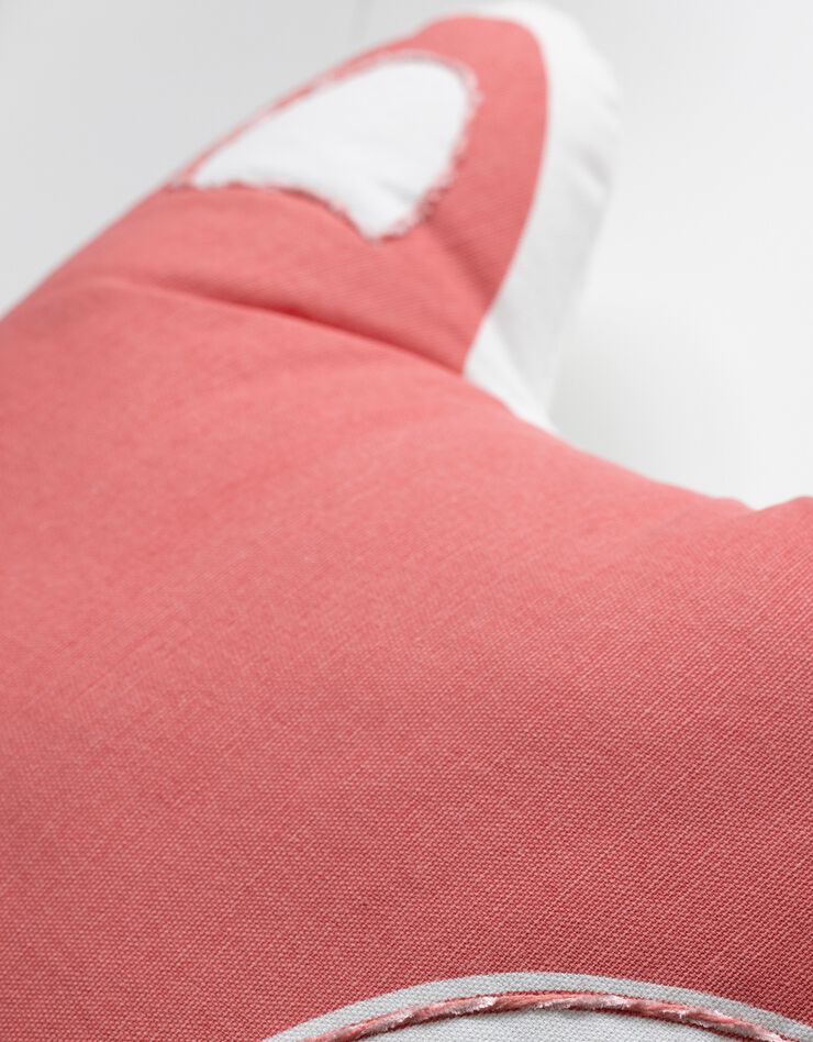 Coussin garni enfant "renard" (orange)