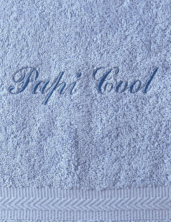 Collection serviettes de bain personnalisables confort moelleux (bleuet)