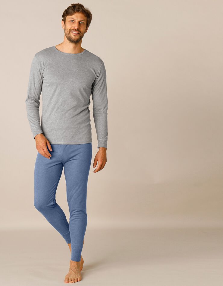 Caleçon long Thermoperle® polyester - lot de 2 (jeans)