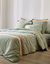 Linge de lit Clarisse en coton imprimé (vert) Linge de lit Clarisse en coton imprimé (vert)