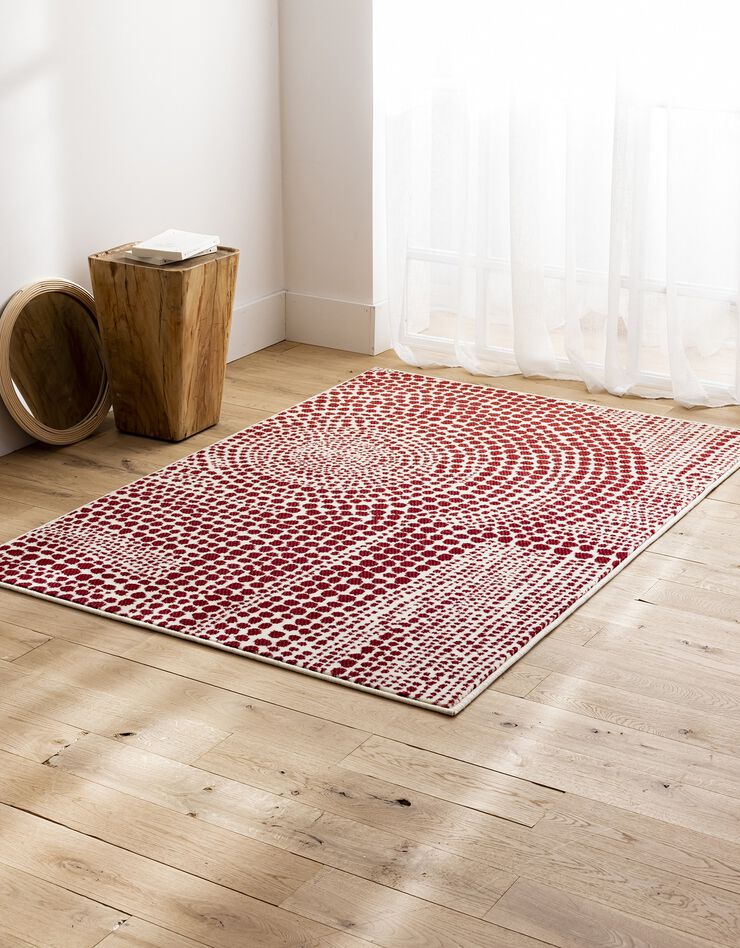 Tapis motifs pointillés (bordeaux) Tapis motifs pointillés (bordeaux)