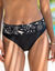Slip de bain sculptant Cidra - ceinture modulable (noir / beige)