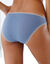 Slip imprimé « motifs fleurettes » en coton – Lot de 4 assortis (bleu / jeans)