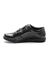Derbies scratch&eacute;es en cuir - jusqu'au 46 (noir)