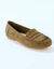 Mocassins souples textile microfibre (kaki)