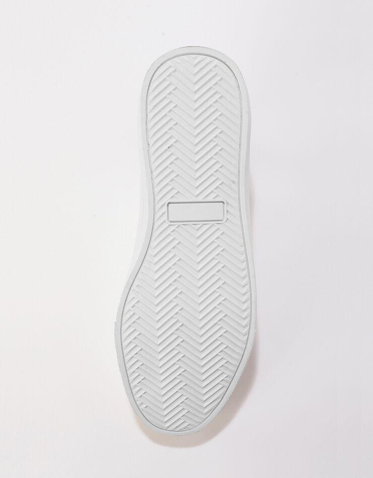Tennis scratchées effet croco femme - blanc/doré (blanc / doré) Tennis scratchées effet croco femme - blanc/doré (blanc / doré)