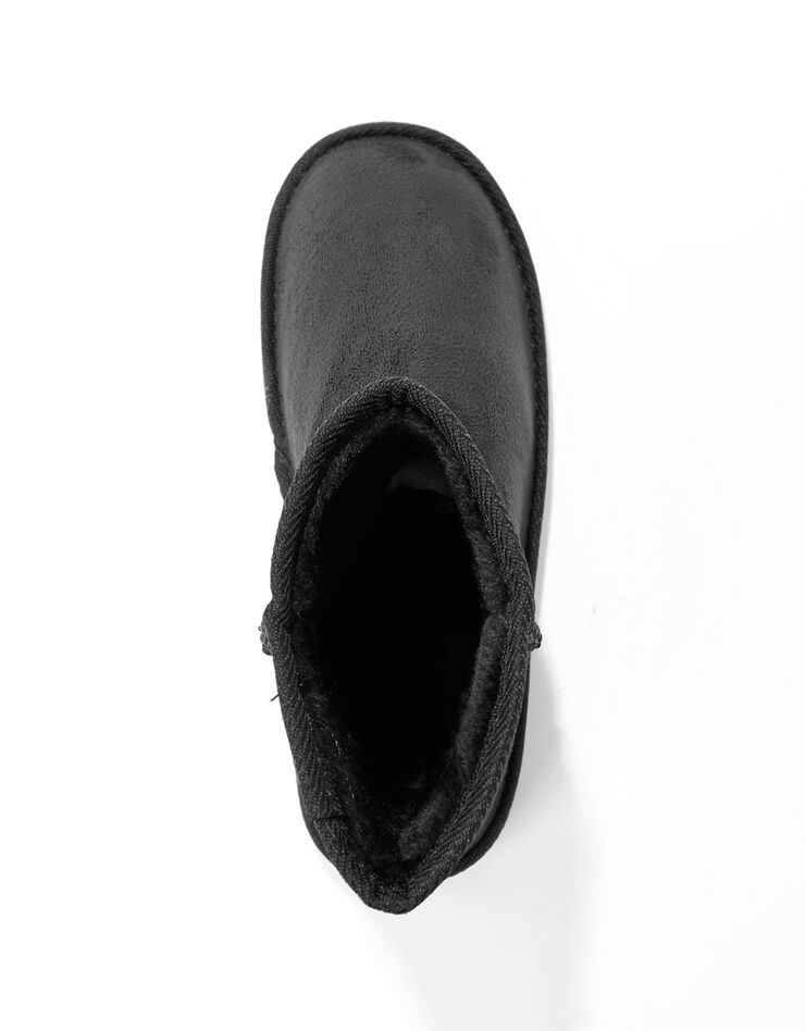 Bottes fourrées plates - noir (noir) Bottes fourrées plates - noir (noir)