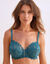 Soutien-gorge forme emboîtante dentelle unie Arum - avec armatures (vert)