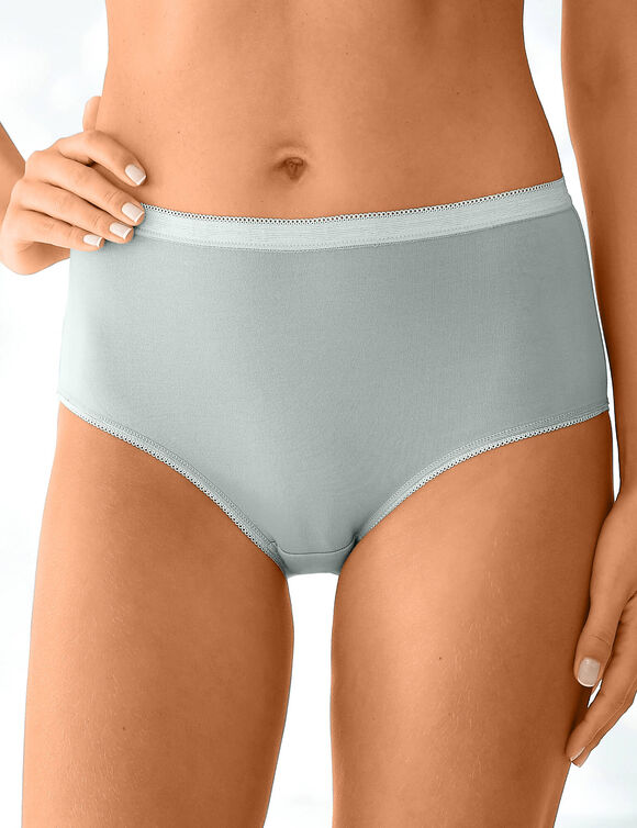 Culotte maxi basique - lot de 3 (amande + rose + vert)