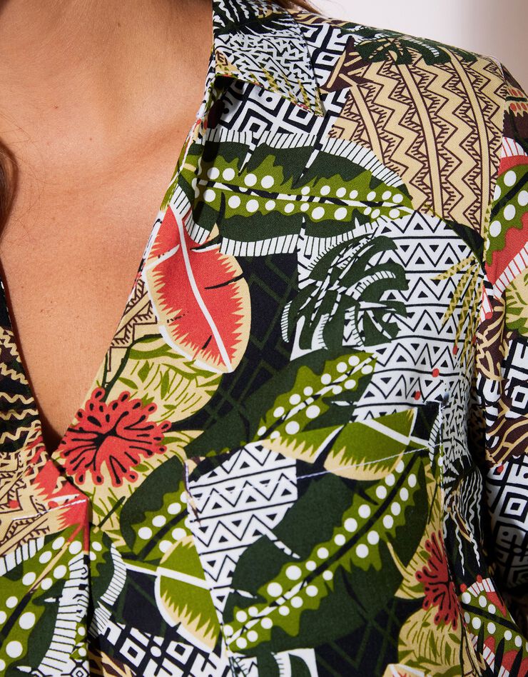 Chemise imprimée (noir / paprika) Chemise imprimée (noir / paprika)