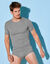 Tee-shirt sous-vêtement homme ras de cou  - lot de 2 (gris chiné)