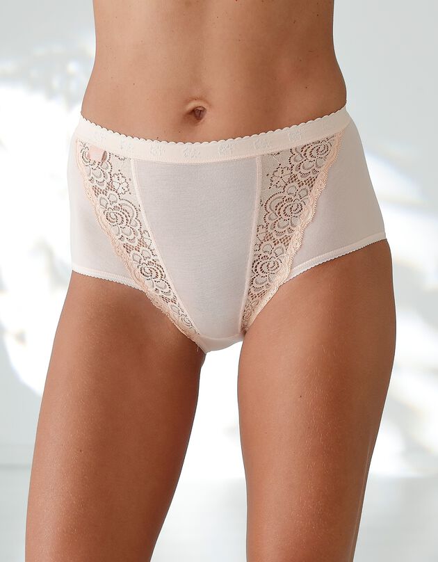 Culotte maxi Chic, lot de 3 achetées + 1 GRATUITE (1) (rose)
