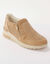 Baskets zippées compensées en cuir (beige)