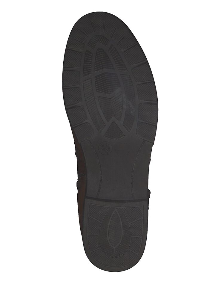 Bottes hautes cuir - spéciales mollet large (marron) Bottes hautes cuir - spéciales mollet large (marron)