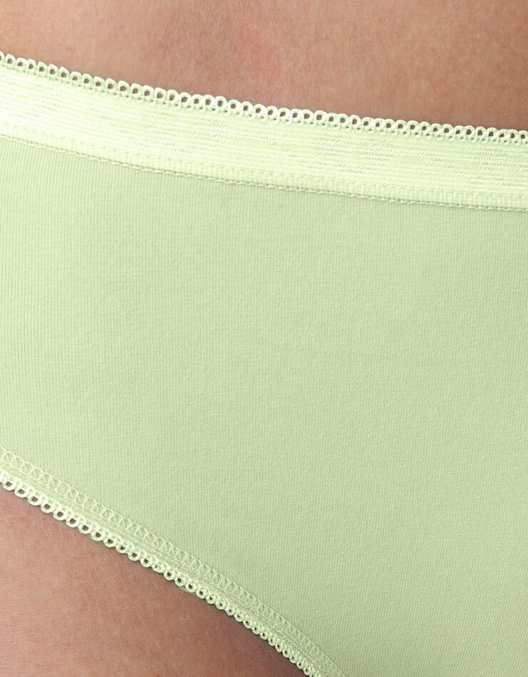 Culotte midi basique - lot de 3 (amande + rose + vert)
